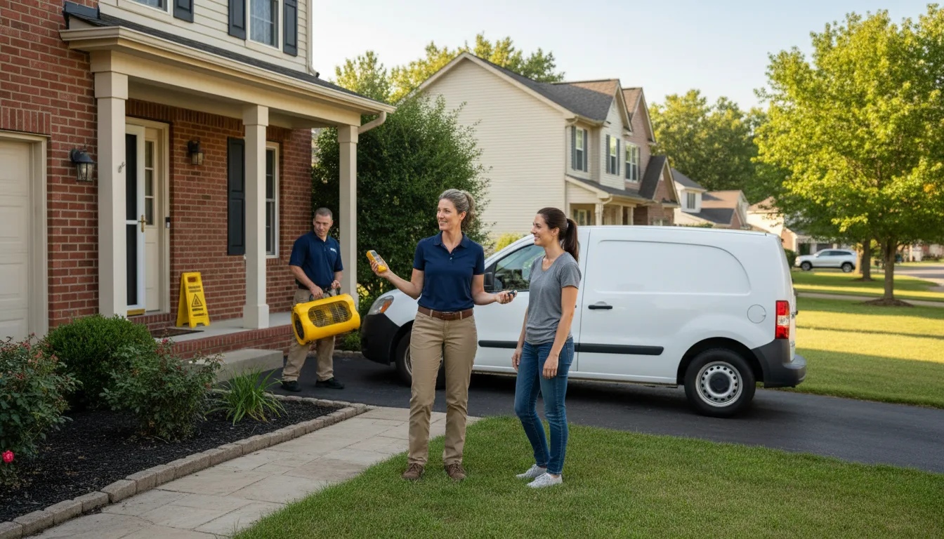 Water restoration image for Water Damage & Restoration Services in Gardendale, AL